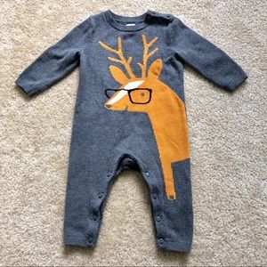 *Like New* GAP Baby Knitted Sweater Romper 6-12mo